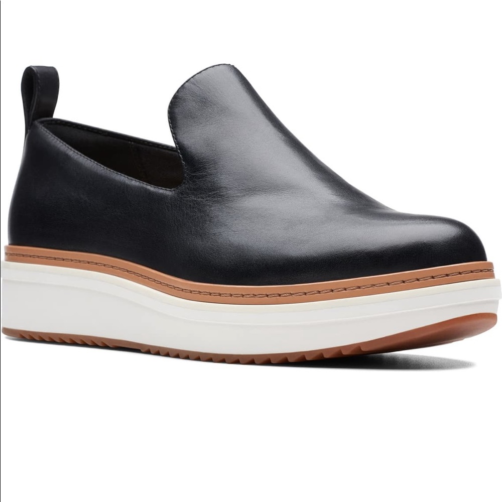 Clark’s teadale genna platform loafer